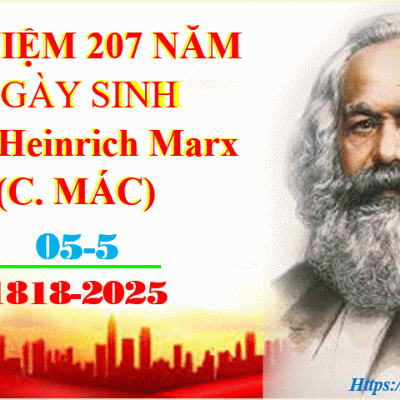 Kỷ niệm 207 năm ngày sinh Các Mác