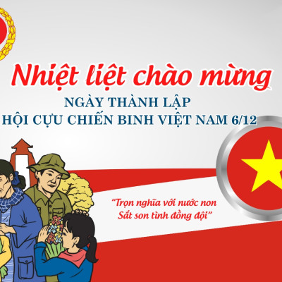 Kỷ niệm 36 năm ngày truyền thống Hội cựu chiến binh Việt Nam (6/12/1989 – 6/12/2025)