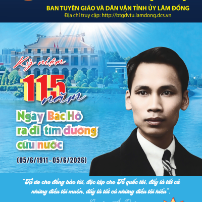 Kỷ niệm 115 năm ngày bác hồ ra đi tìm đường cứu nước (05/6/1911 – 05/6/2026)