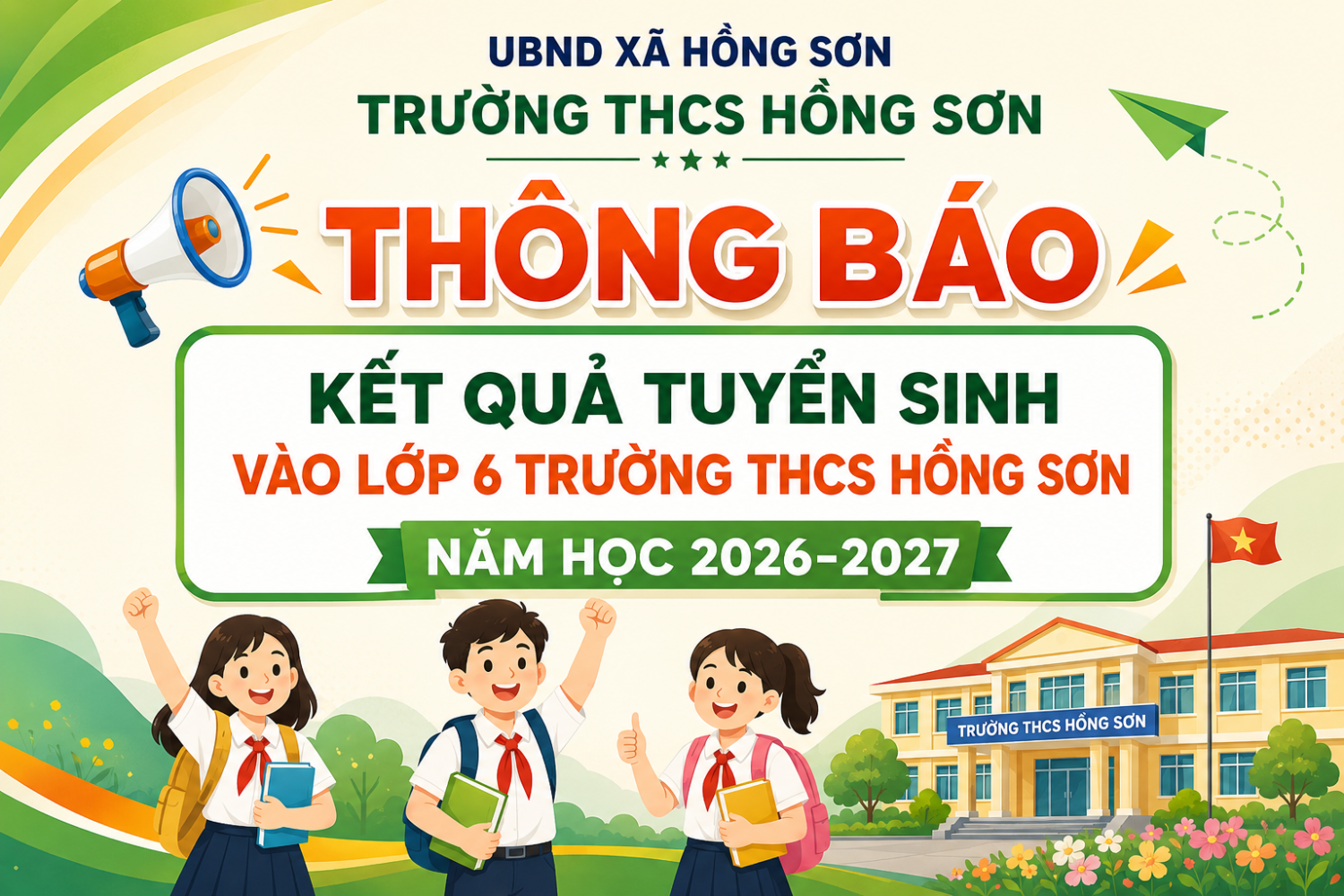 Công khai DSHS trúng tuyển xét Tuyển sinh 2026-2027