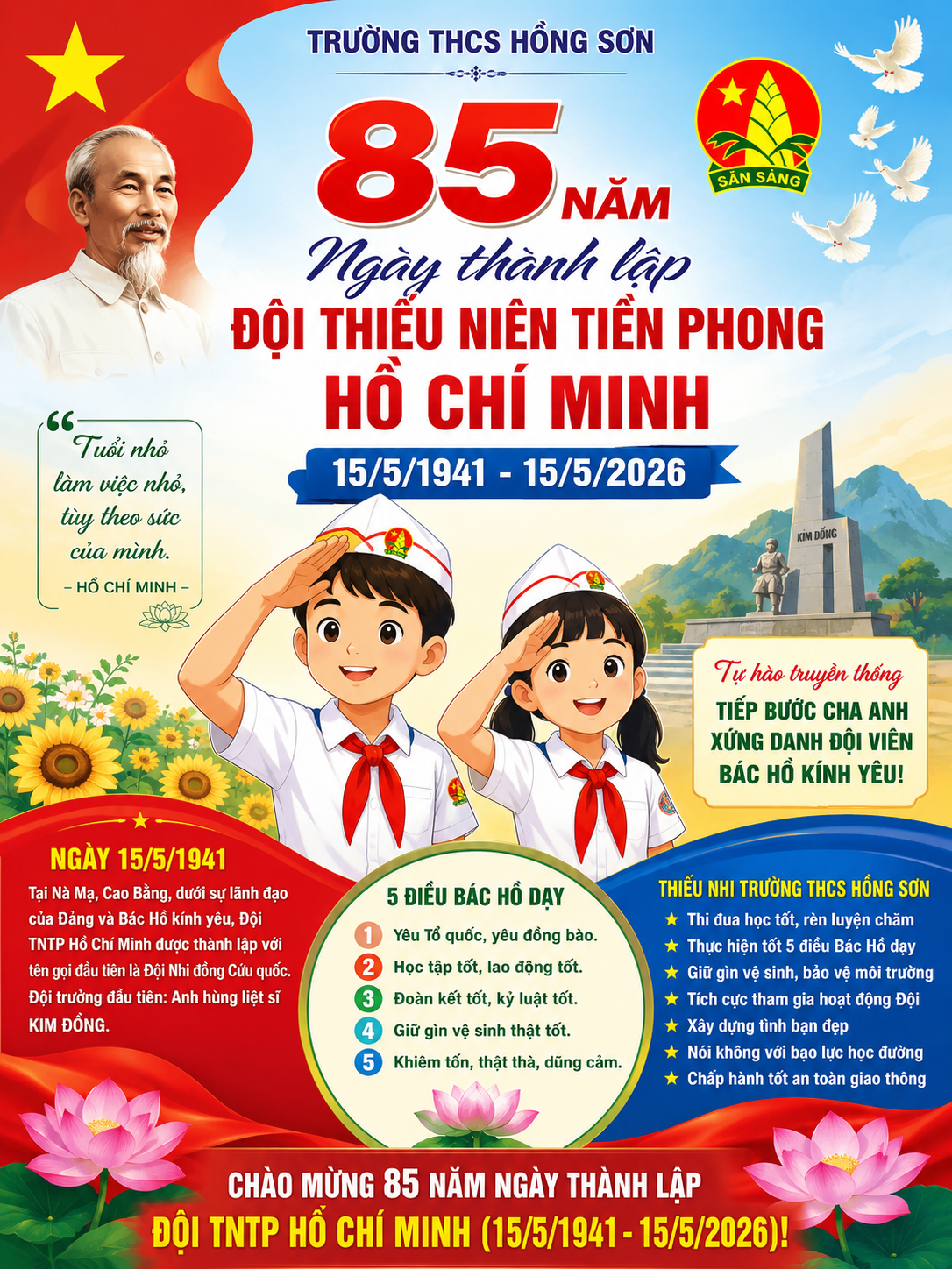 85 năm thành lập đội