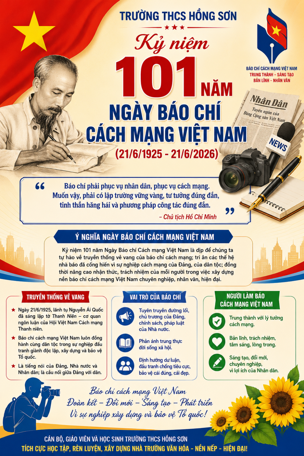 101 năm ngày báo chí cách mạng Việt Nam