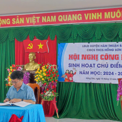 Hội nghị Công đoàn, năm học: 2024 - 2025