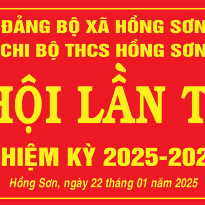 Đại hội Chi bộ lần thứ X, nhiệm kỳ 2025 - 2027