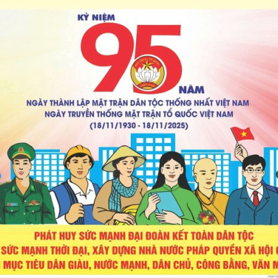 Kỷ niệm 95 năm ngày truyền thống Mặt trận Tổ quốc Việt Nam và ngày hội Đại đoàn kết toàn dân tộc (18/11/1930-18/11/2025)