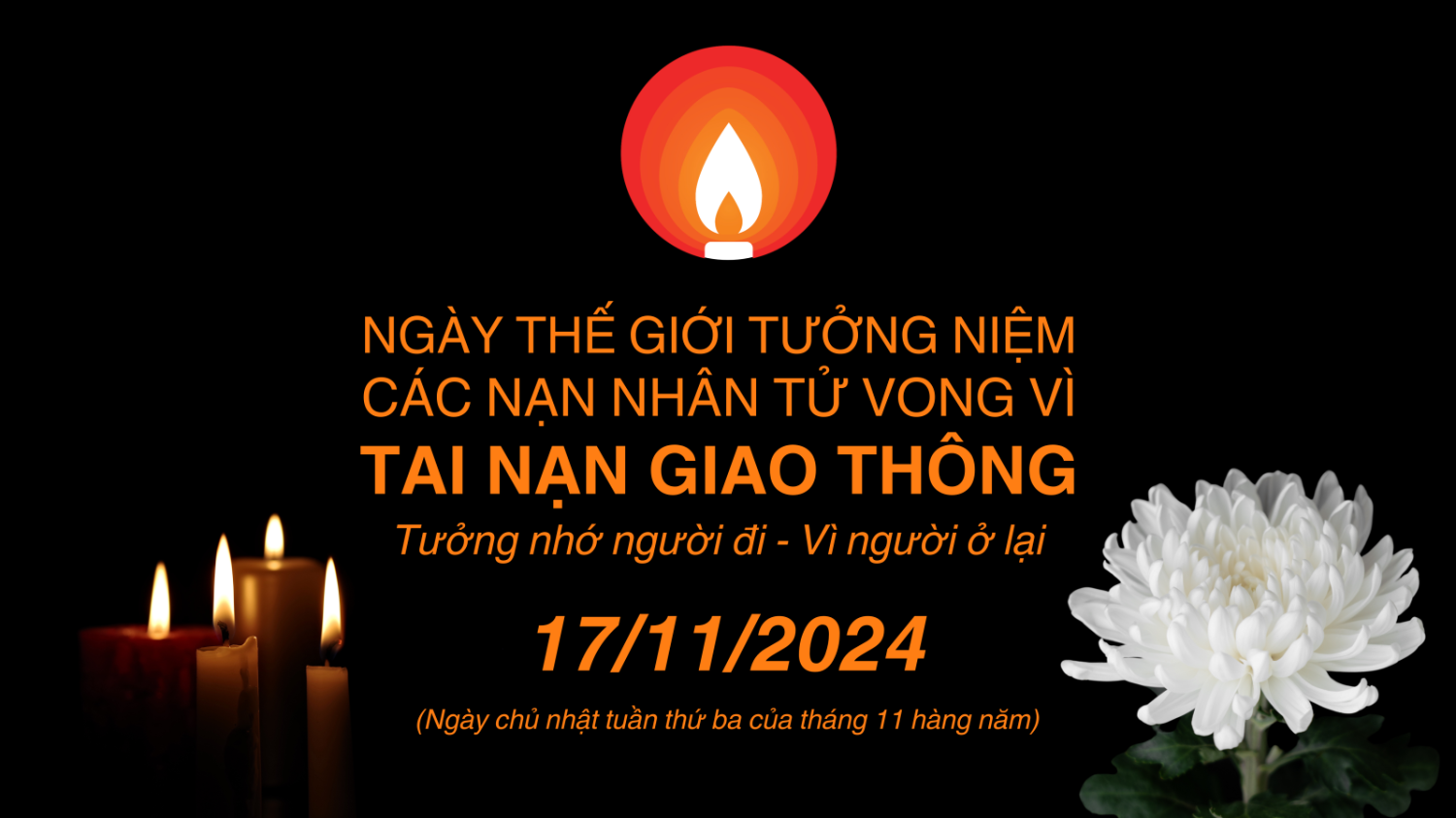 Bài tuyên truyền “Ngày thế giới tưởng niệm các nạn nhân tử vong vì tai nạn giao thông” 2024