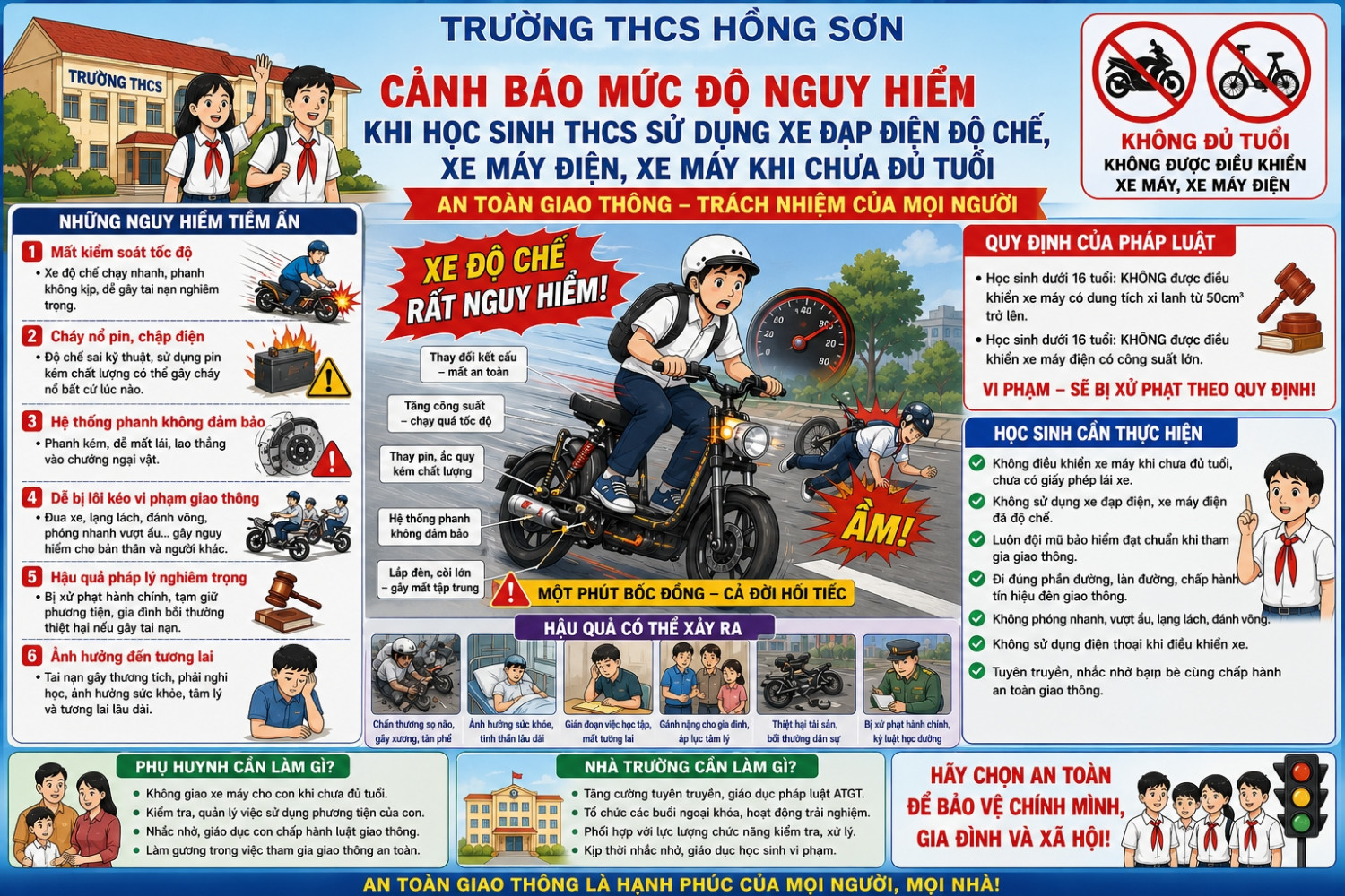 Xe điện độ chế 2