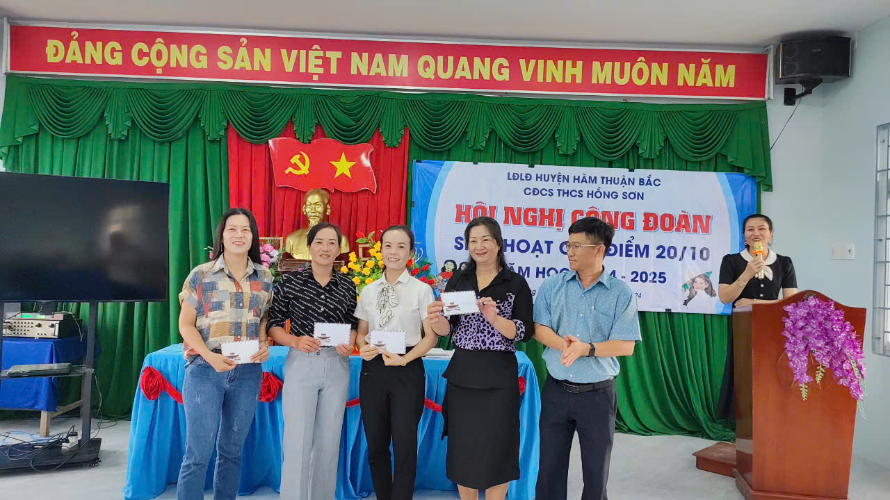 Hội Nghị Công đoàn, năm học: 2024 - 2025