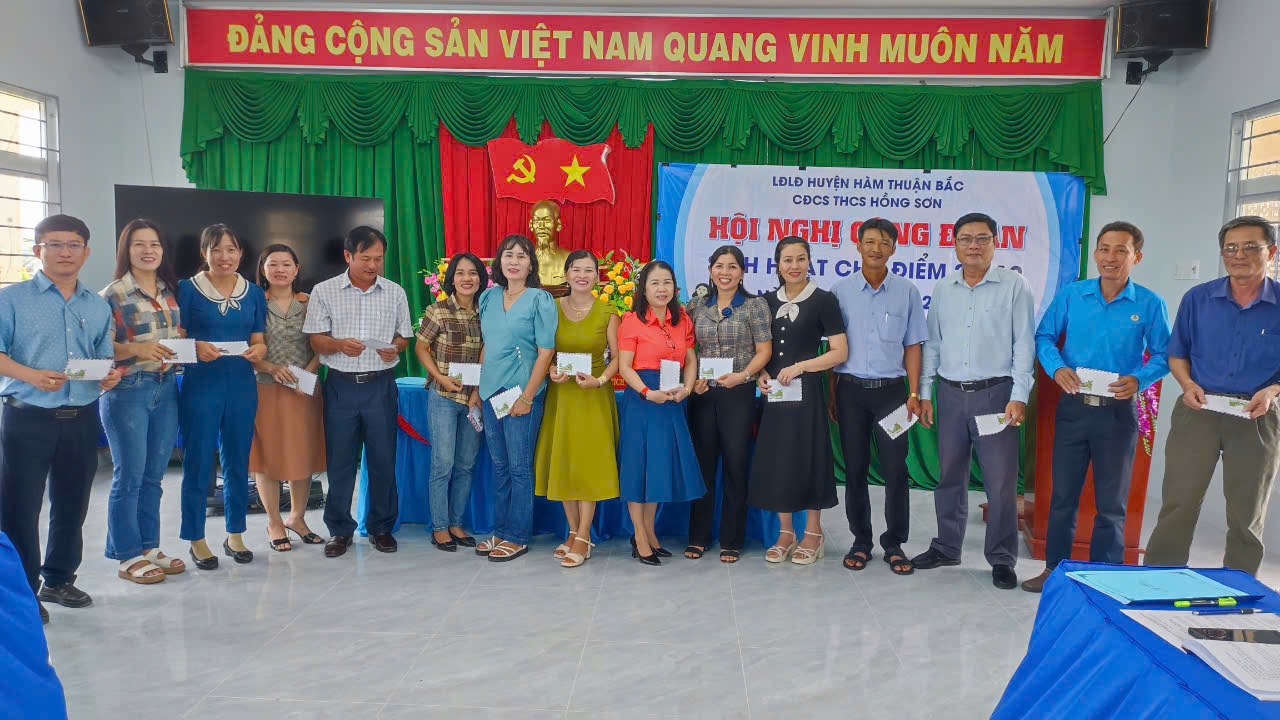 Hội Nghị Công đoàn, năm học: 2024 - 2025