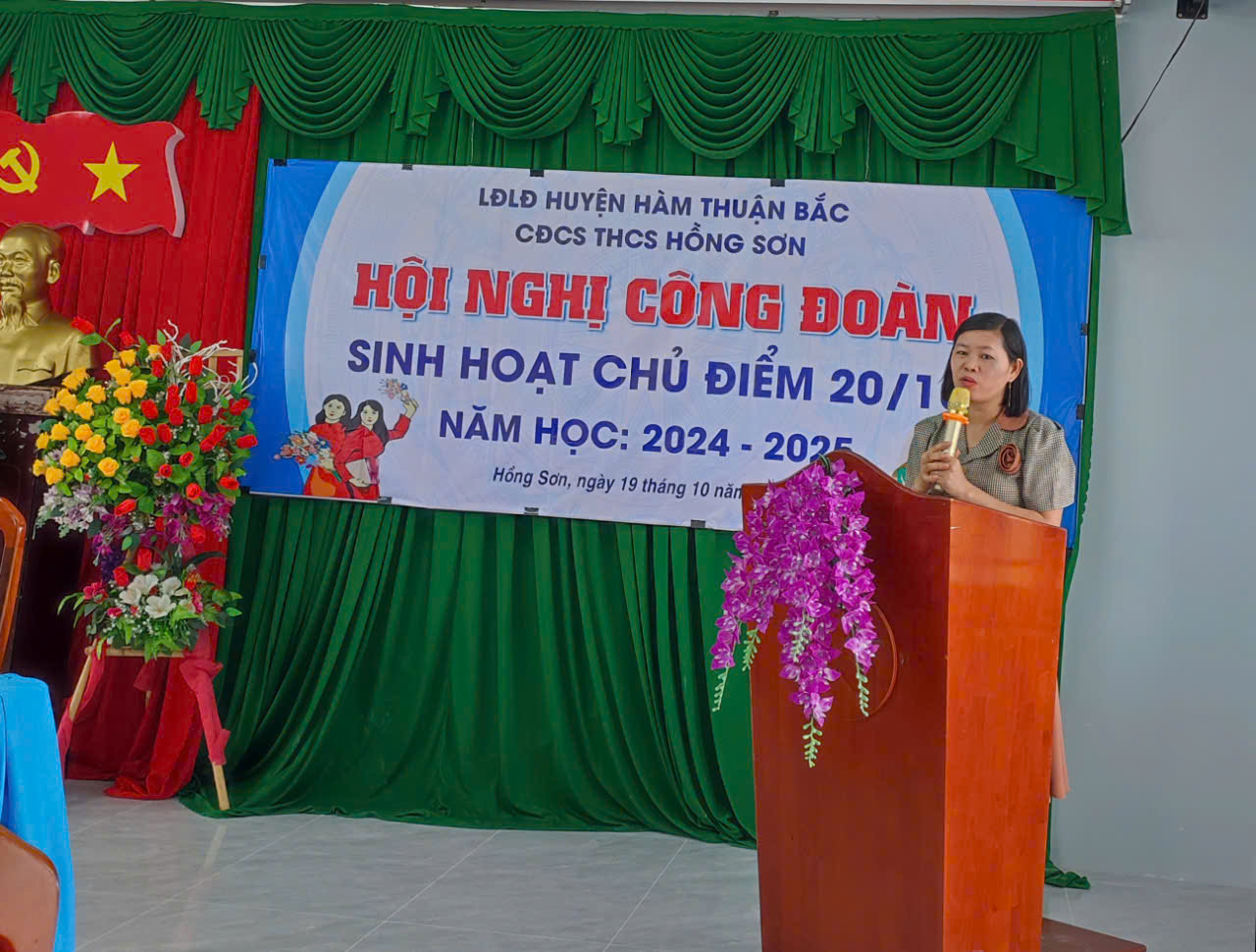 Hội Nghị Công đoàn, năm học: 2024 - 2025