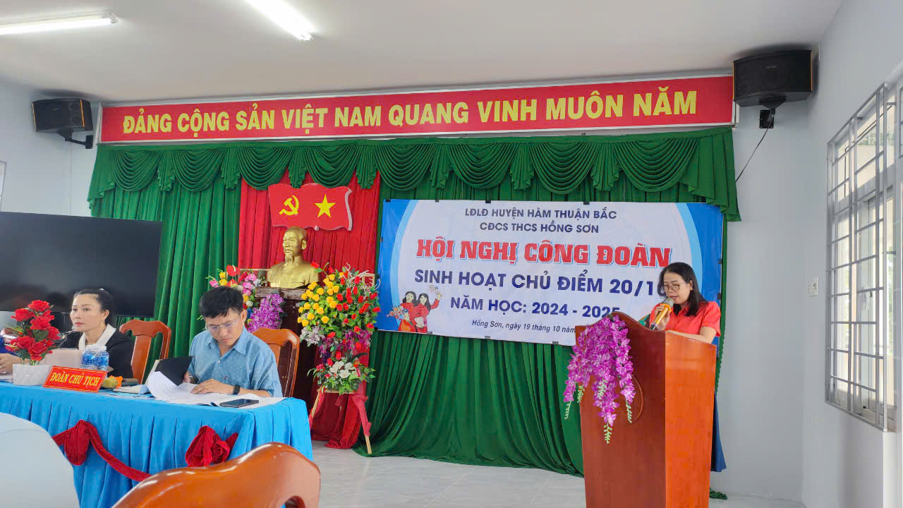 Hội Nghị Công đoàn, năm học: 2024 - 2025