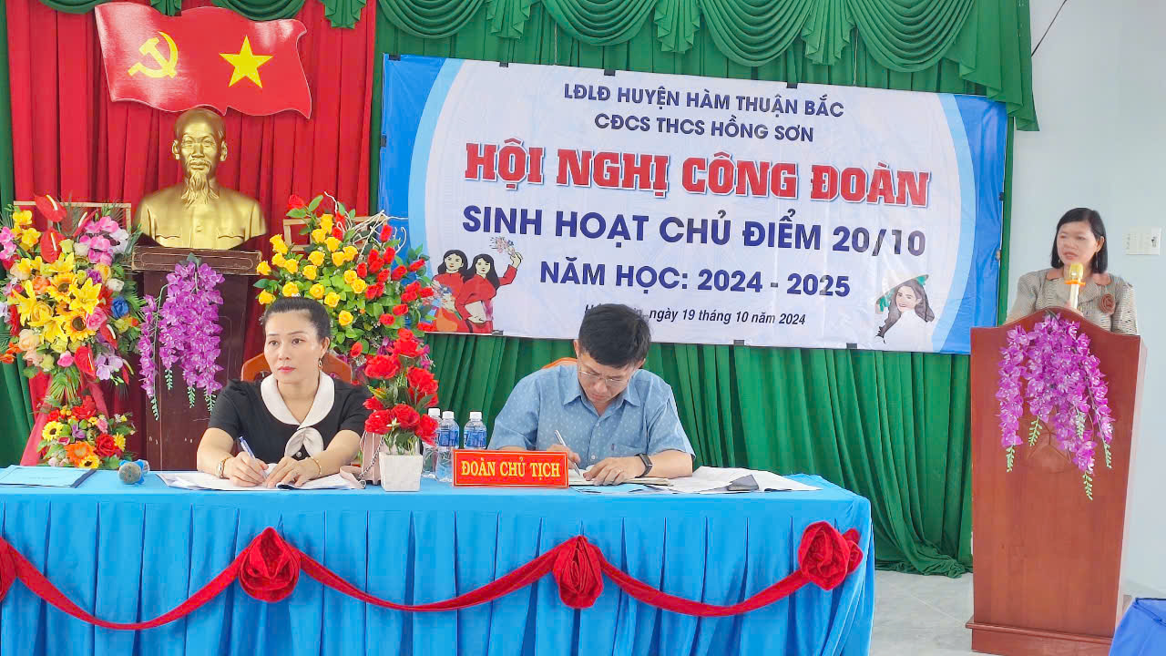 Hội Nghị Công đoàn, năm học: 2024 - 2025