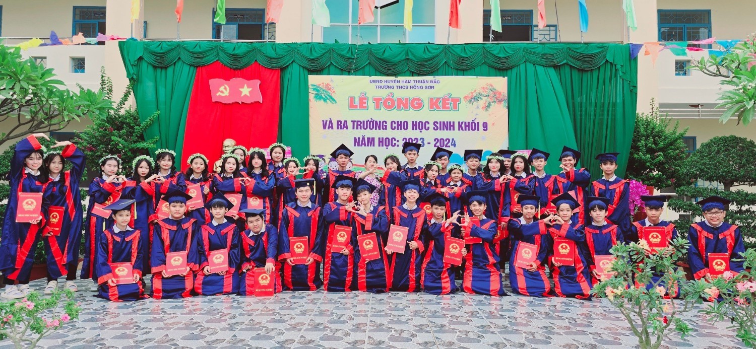 Lễ ra trường của HS Lớp 9, Năm học: 2023 - 2024