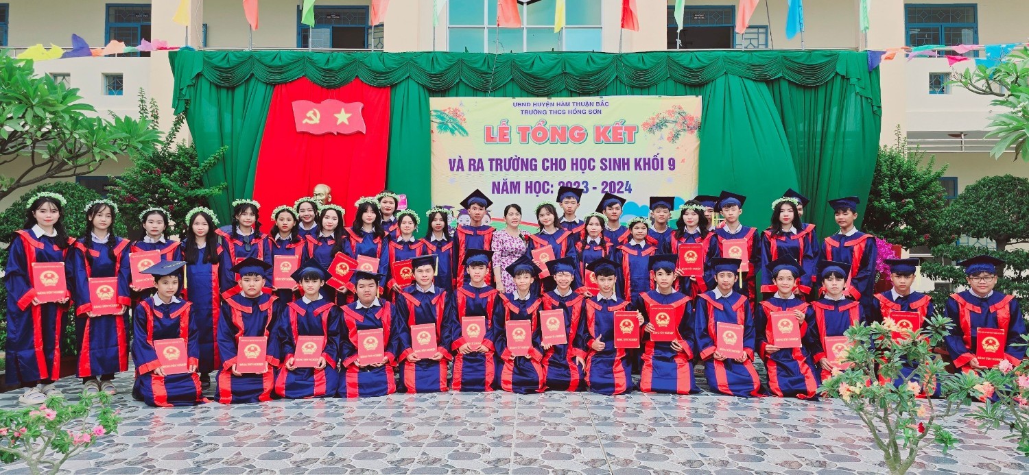 Lễ ra trường của HS Lớp 9, Năm học: 2023 - 2024