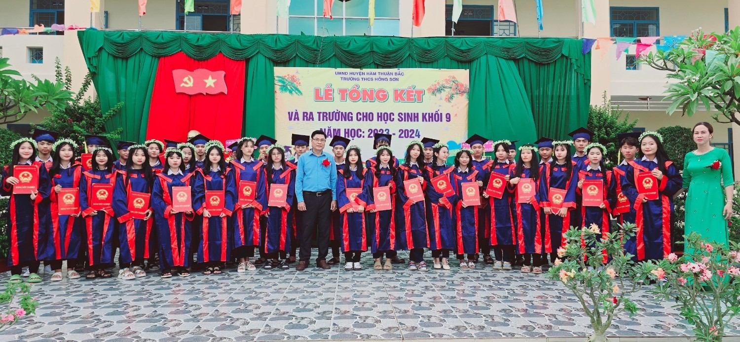 Lễ ra trường của HS Lớp 9, Năm học: 2023 - 2024