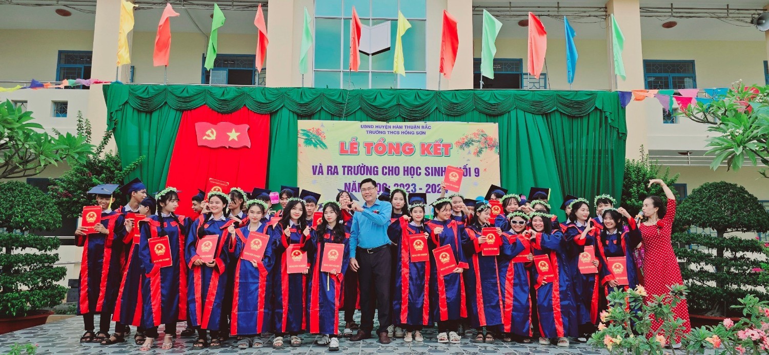 Lễ ra trường của HS Lớp 9, Năm học: 2023 - 2024