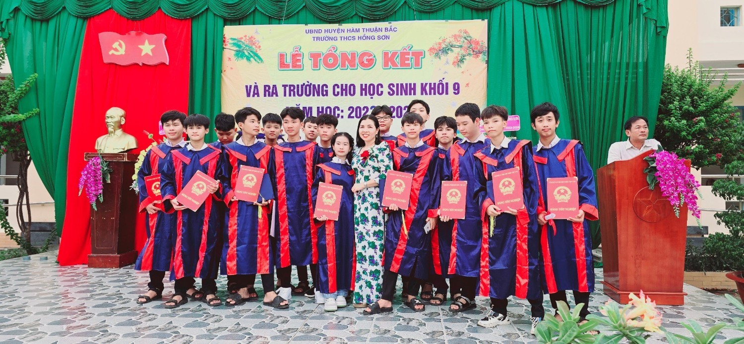 Lễ ra trường của HS Lớp 9, Năm học: 2023 - 2024