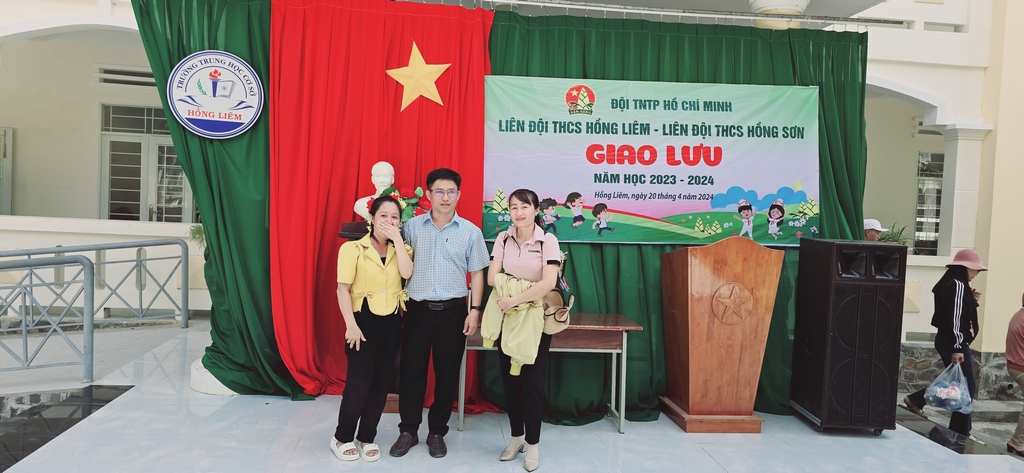 Học sinh giao lưu THCS Hồng Liêm năm học 2023-2024