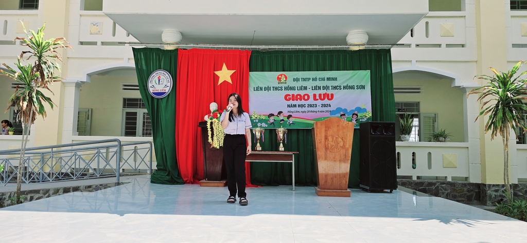 Học sinh giao lưu THCS Hồng Liêm năm học 2023-2024