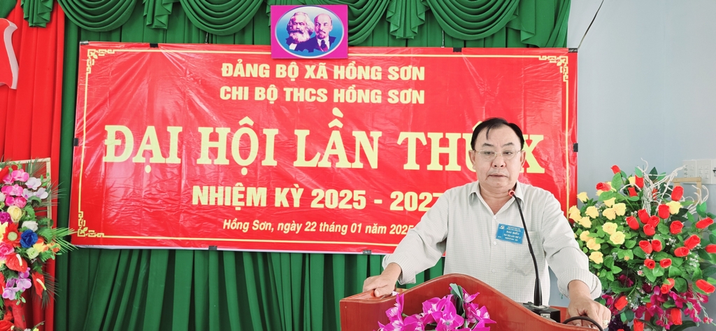 Hình ảnh Đại hội Chi bộ lần X, nhiệm kỳ 2025 - 2027