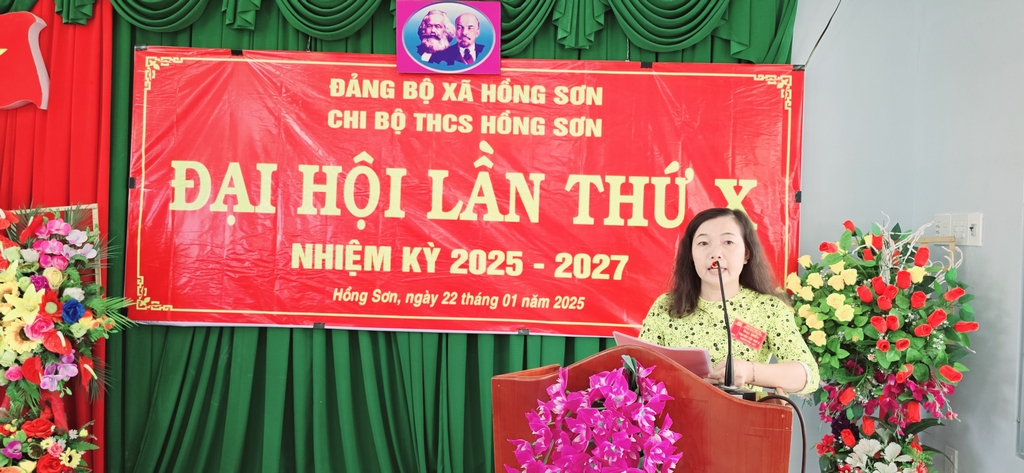 Hình ảnh Đại hội Chi bộ lần X, nhiệm kỳ 2025 - 2027