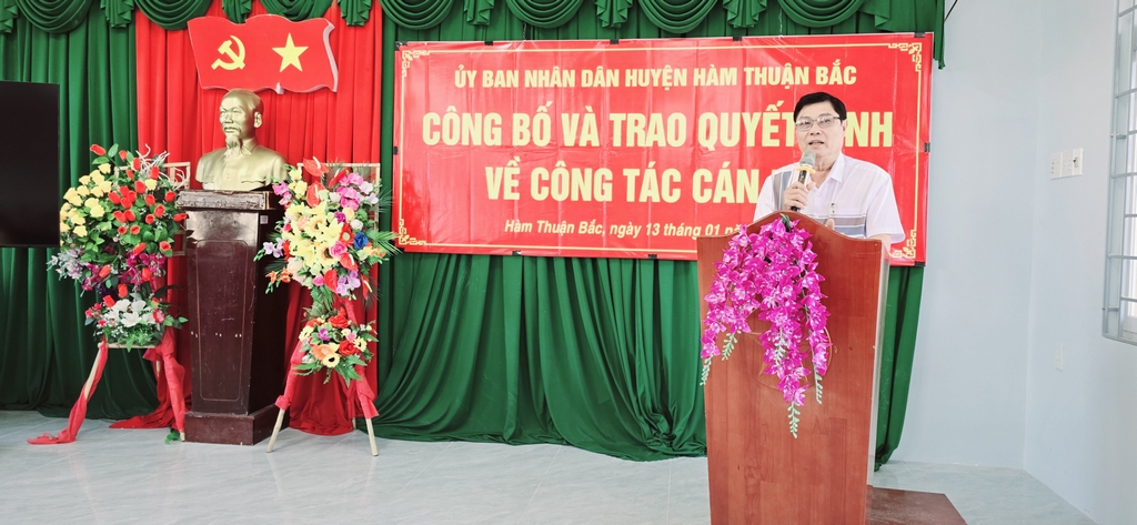 Lễ Công bố QĐ về công tác cán bộ, năm học: 2024 - 2025