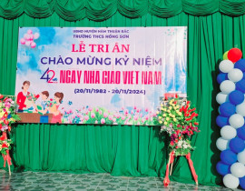 Lễ Tri ân 20/11/2024